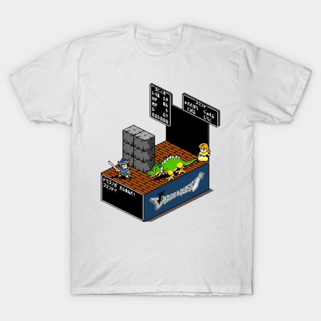 Dragon Quest Pixel T-Shirt by BUSTLES MOTORCYCLE